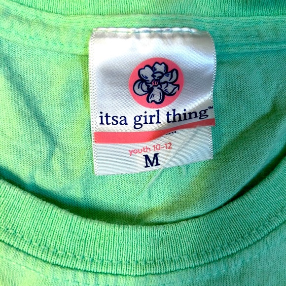 Itsa girl thing spearmint T-shirt Medium - Picture 4 of 4